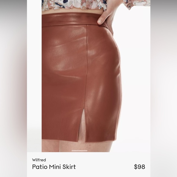 Aritzia high waisted mini skirt - Picture 3 of 4